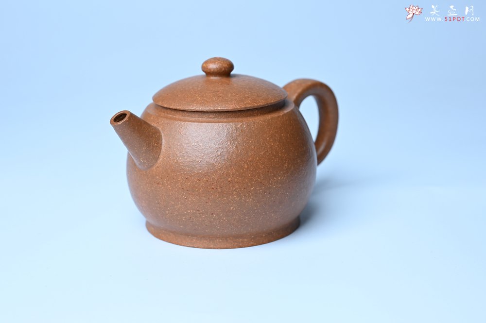 紫砂壶图片：美壶特惠 特好黄降坡泥巨轮珠紫砂壶 茶人醉爱 - 宜兴紫砂壶网