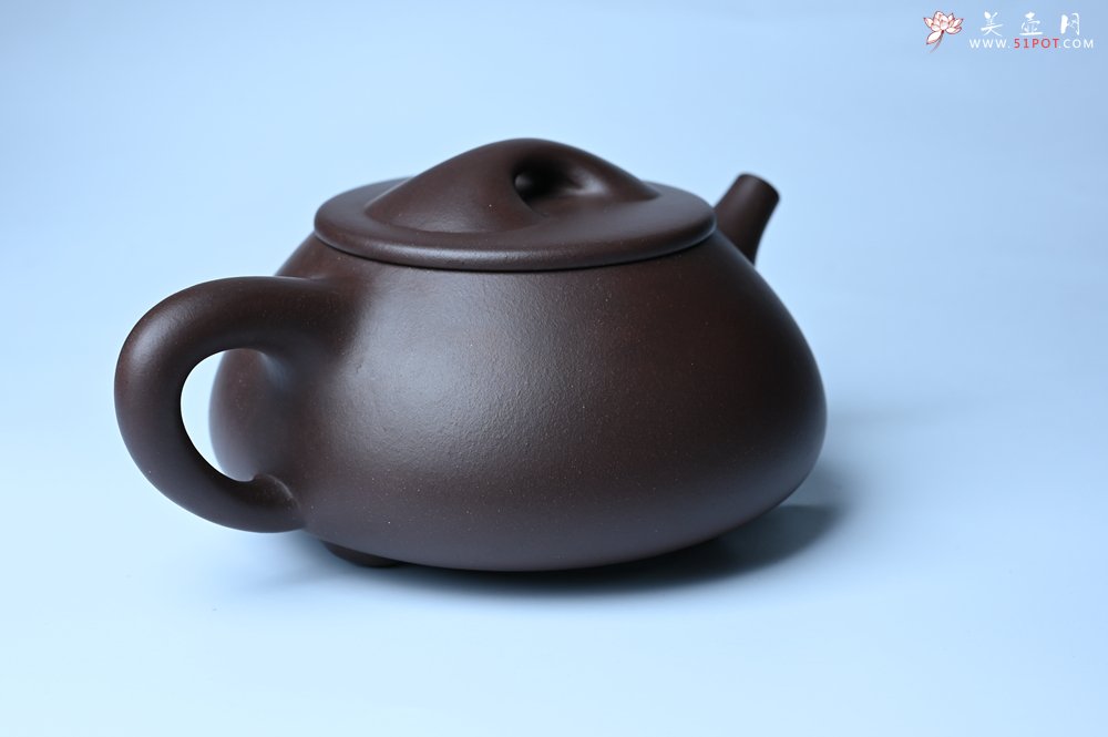 紫砂壶图片：美壶特惠 精致特好紫泥大满瓢 难度大 足足做了一个多星期 - 宜兴紫砂壶网