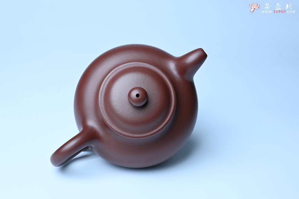 紫砂壶图片：潜力股周小培老师 4号井深井红皮龙 超精致全手工莲子茶壶 - 宜兴紫砂壶网