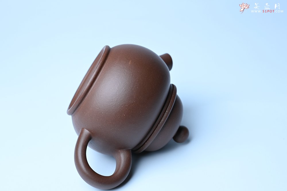 紫砂壶图片：美壶特惠 精致黑星红拼紫泥（家藏限量）大炮巨轮壶 球孔出水爽利 茶人醉爱 - 宜兴紫砂壶网