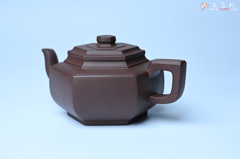 紫砂壶图片：美壶特惠 潜力股凌晨老师 精致紫泥全手工雪华壶 期待与您结缘 - 宜兴紫砂壶网