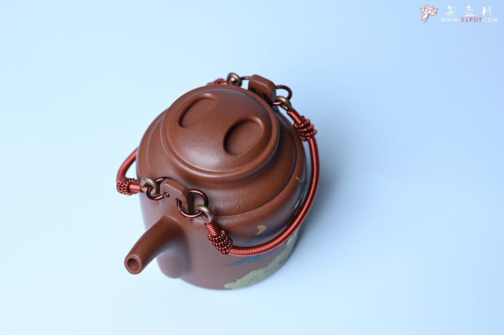 紫砂壶图片：美壶特惠 特好红皮龙精工洋桶壶 茶人醉爱 - 宜兴紫砂壶网