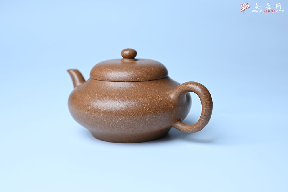 紫砂壶图片：美壶特惠 特好老段泥精致合欢壶 茶人醉爱 - 宜兴紫砂壶网