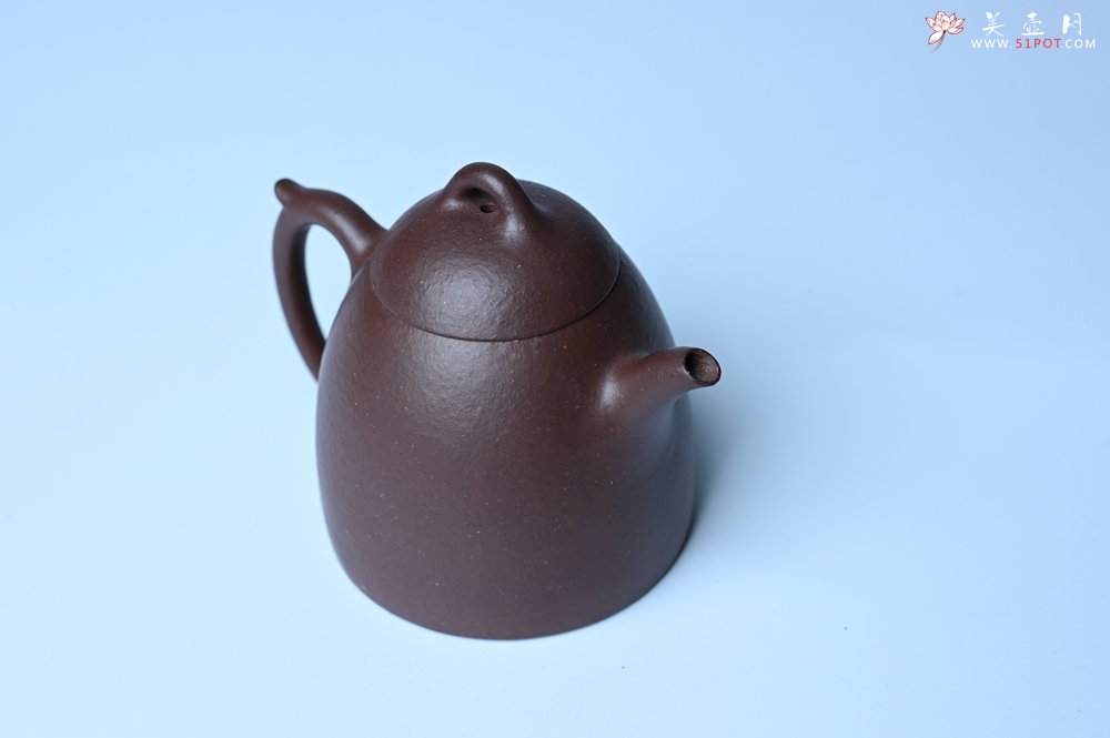 紫砂壶图片：美壶特惠 特好手磨料老紫泥秦权 茶人醉爱 - 宜兴紫砂壶网