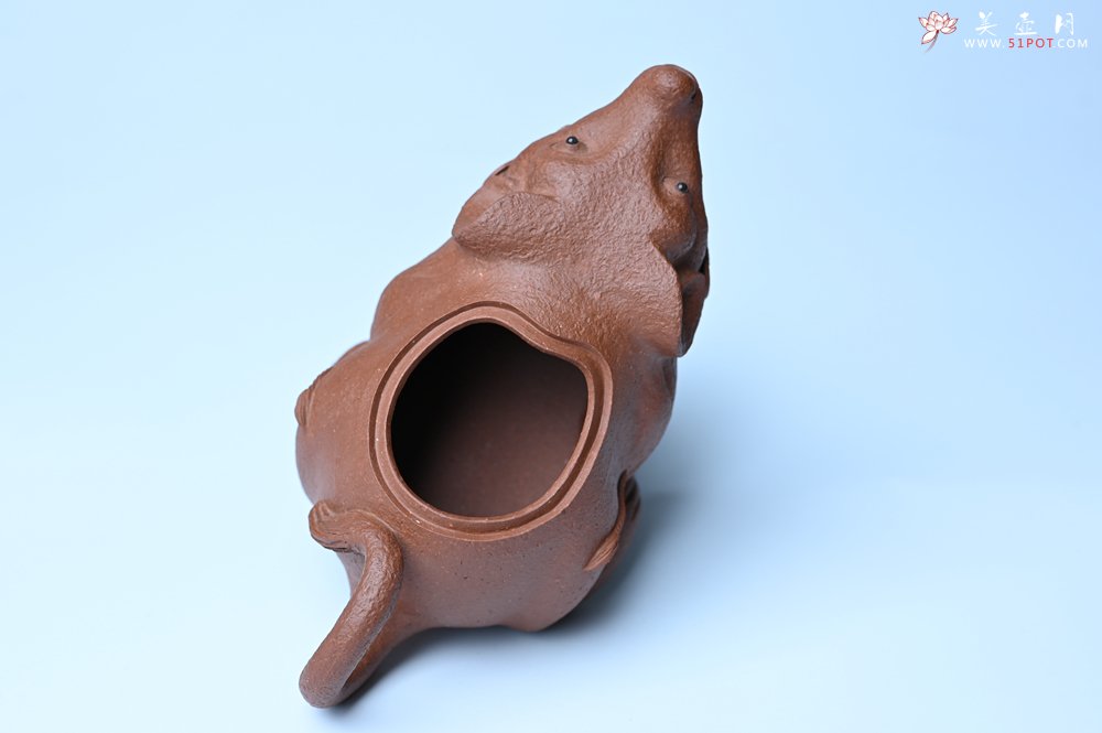 紫砂壶图片：美壶特惠 优质降坡泥鼠你有钱壶壶 茶人醉爱 - 宜兴紫砂壶网