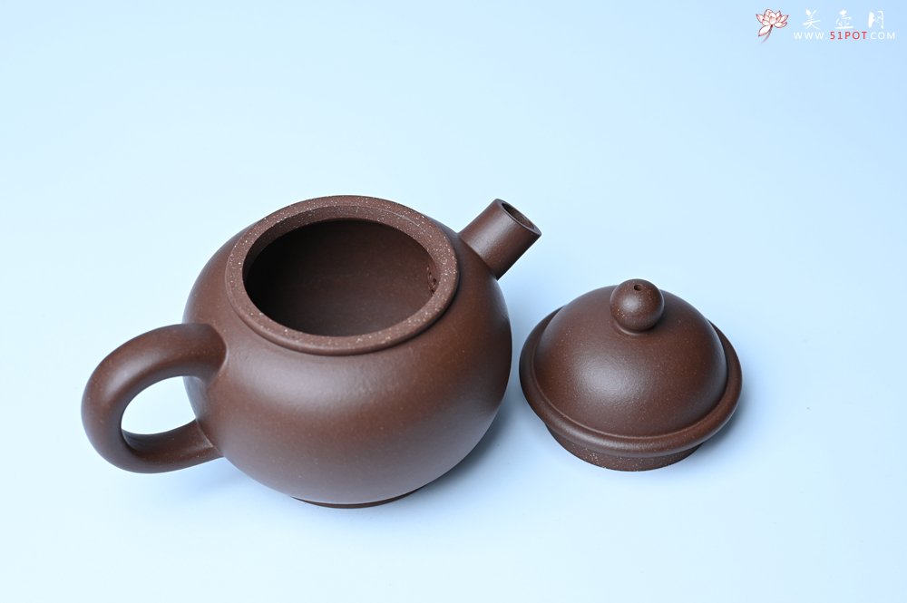 紫砂壶图片：美壶特惠 精致黑星红拼紫泥（家藏限量）大炮巨轮壶 球孔出水爽利 茶人醉爱 - 宜兴紫砂壶网