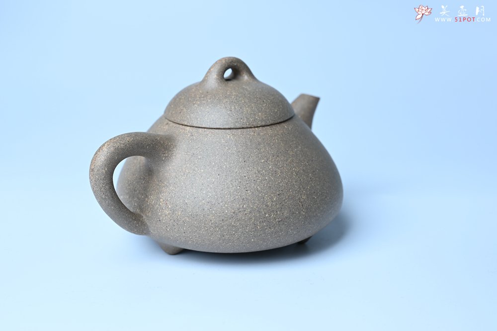 紫砂壶图片：美壶特惠 特好松花段泥精工乳瓢茶壶 茶人醉爱 - 宜兴紫砂壶网