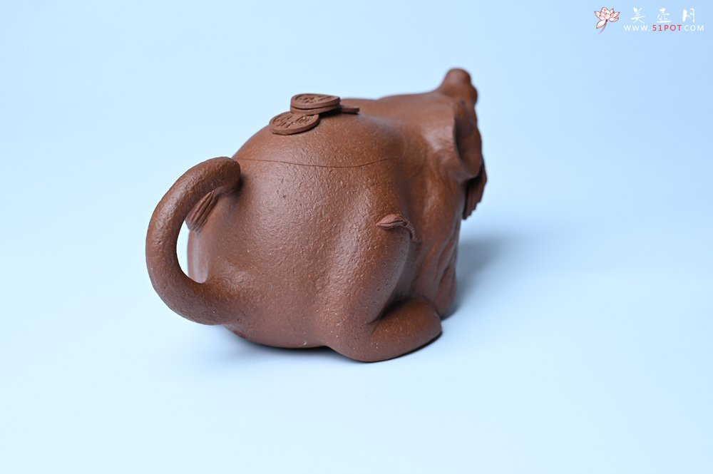 紫砂壶图片：美壶特惠 优质降坡泥鼠你有钱壶壶 茶人醉爱 - 宜兴紫砂壶网