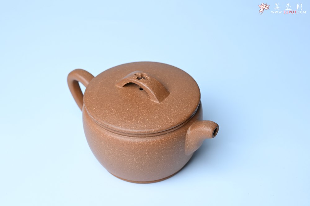 紫砂壶图片：美壶特惠 精致黄降坡泥汉瓦壶 茶人醉爱 - 宜兴紫砂壶网