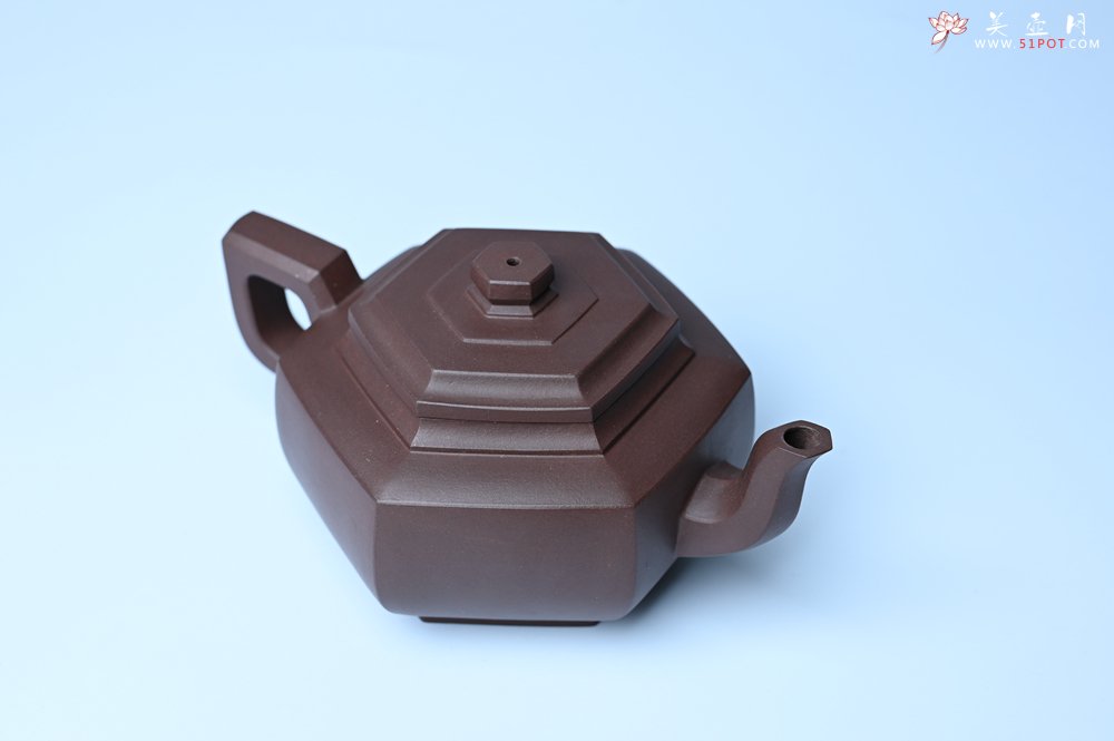 紫砂壶图片：美壶特惠 潜力股凌晨老师 精致紫泥全手工雪华壶 期待与您结缘 - 宜兴紫砂壶网