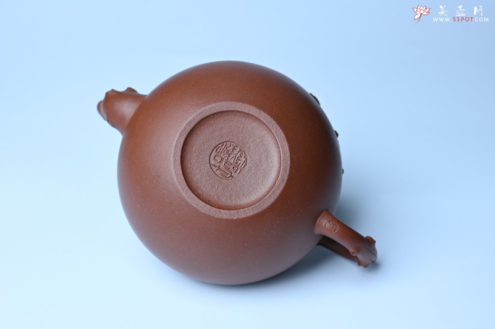 紫砂壶图片：美壶特惠 精品多子多福紫砂壶 帖叶生动细腻 送礼佳品 - 宜兴紫砂壶网