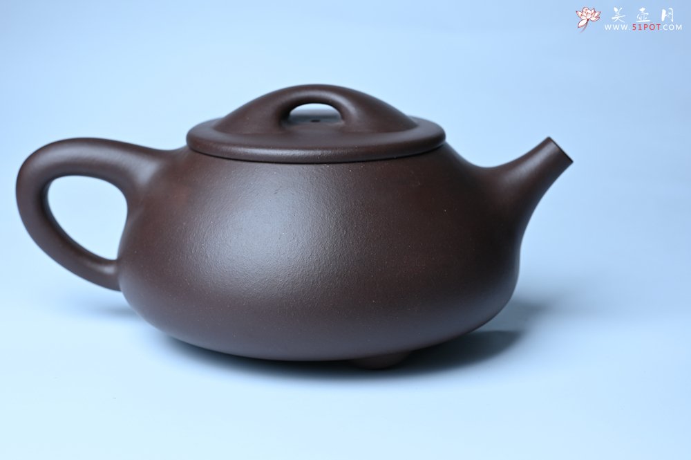 紫砂壶图片：美壶特惠 精致特好紫泥大满瓢 难度大 足足做了一个多星期 - 宜兴紫砂壶网