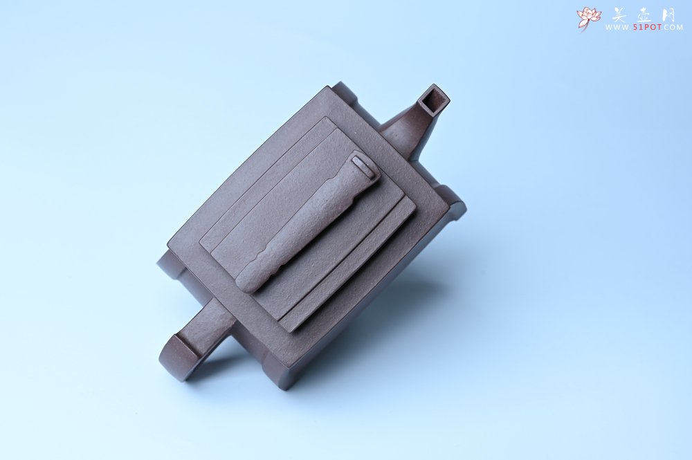 紫砂壶图片：美壶特惠 精致紫泥琴壶 难度大 茶人醉爱 - 宜兴紫砂壶网