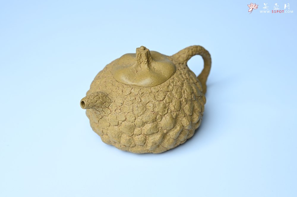 紫砂壶图片：美壶特惠 全手工黄段供春 肌理有老树瘿的感觉 灰常赞 - 宜兴紫砂壶网