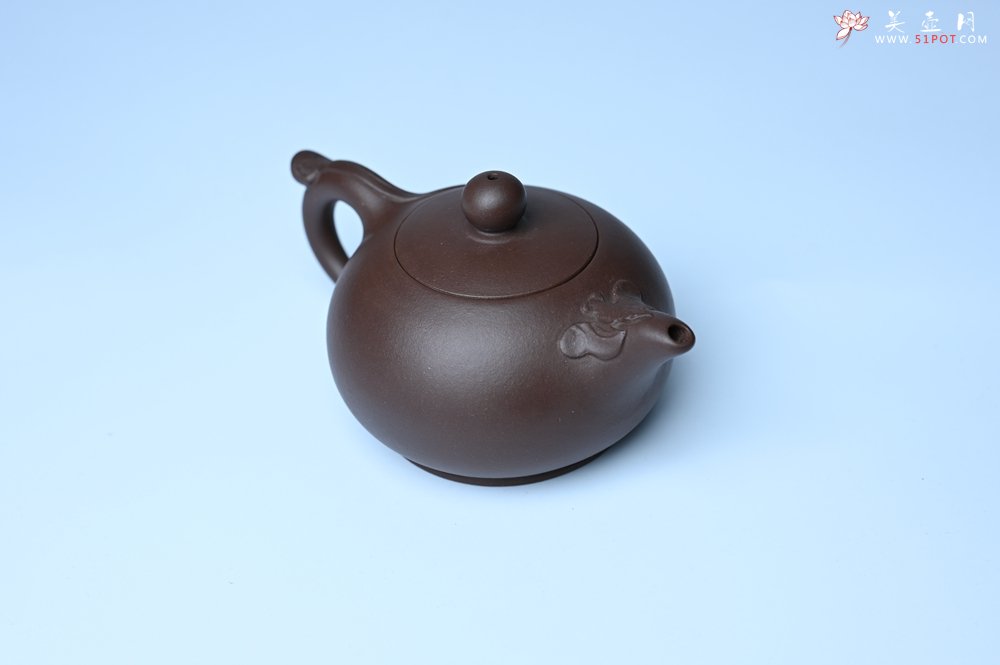 紫砂壶图片：美壶特惠 优质老紫泥福在眼前壶 茶人醉爱 - 宜兴紫砂壶网