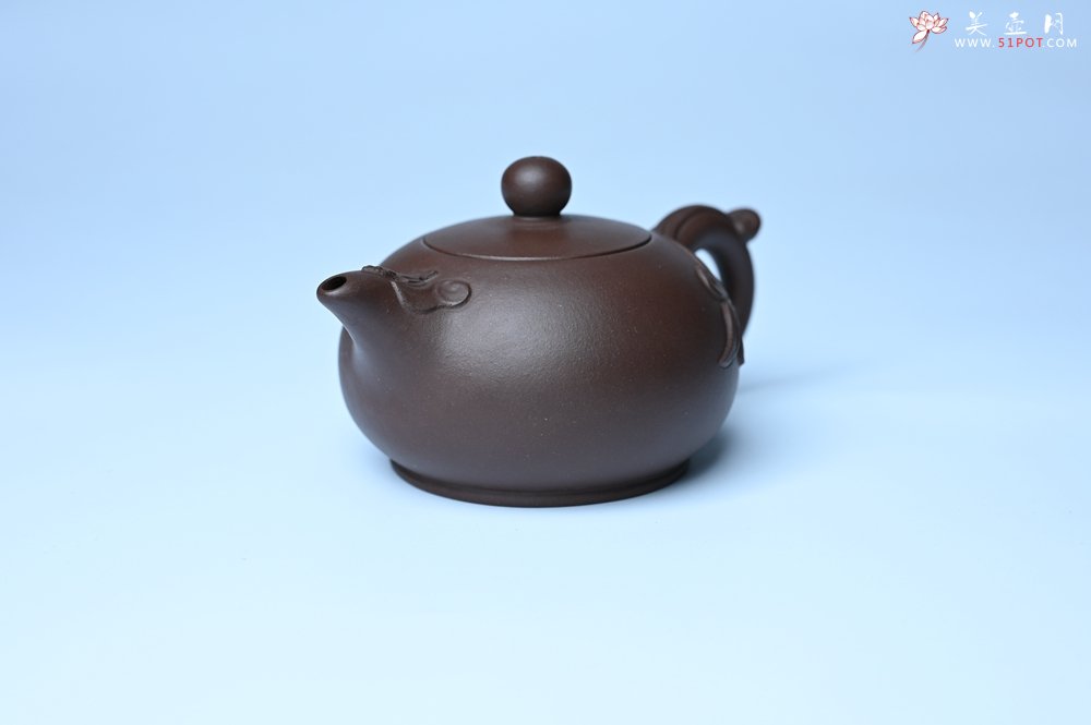 紫砂壶图片：美壶特惠 优质老紫泥福在眼前壶 茶人醉爱 - 宜兴紫砂壶网