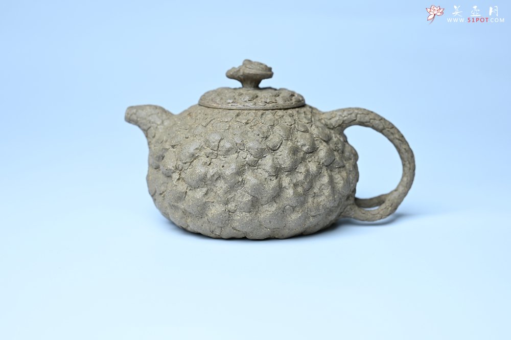 紫砂壶图片：美壶特惠 全手工老青段供春壶 肌理有老树瘿的感觉 灰常赞 - 宜兴紫砂壶网
