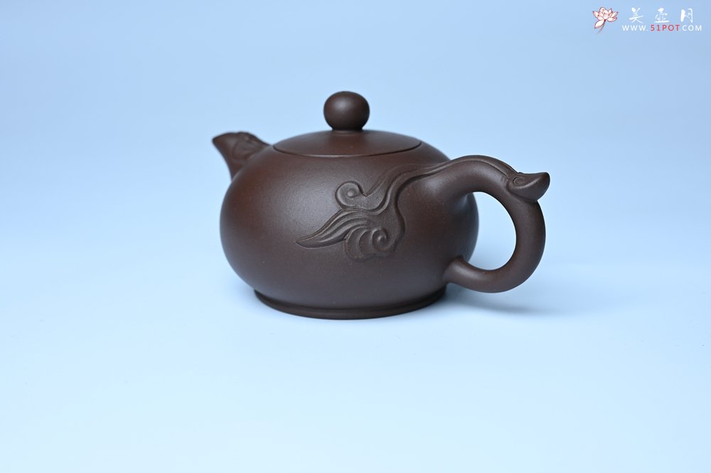 紫砂壶图片：美壶特惠 优质老紫泥福在眼前壶 茶人醉爱 - 宜兴紫砂壶网