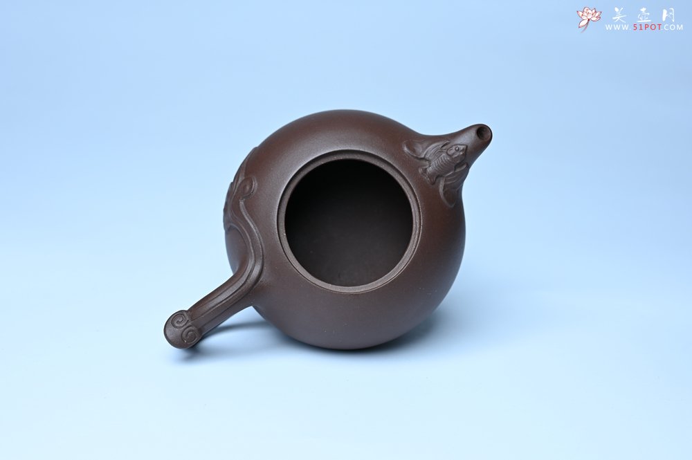 紫砂壶图片：美壶特惠 优质老紫泥福在眼前壶 茶人醉爱 - 宜兴紫砂壶网