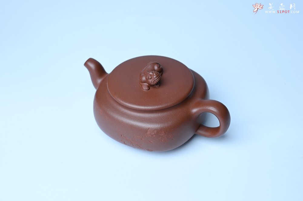 紫砂壶图片：美壶特惠 精致优质紫泥祥瑞壶 难度大 茶人醉爱 - 宜兴紫砂壶网