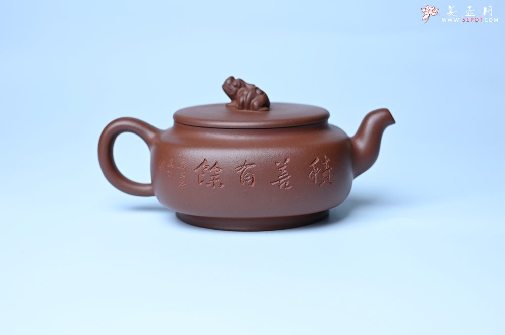 紫砂壶图片：美壶特惠 精致优质紫泥祥瑞壶 难度大 茶人醉爱 - 宜兴紫砂壶网