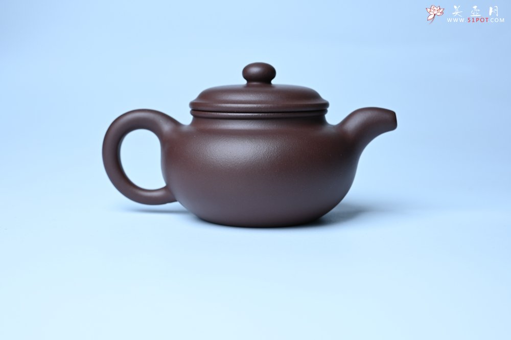 紫砂壶图片：潜力股周小培 特好老底槽青全手工仿古壶 茶人醉爱 - 宜兴紫砂壶网