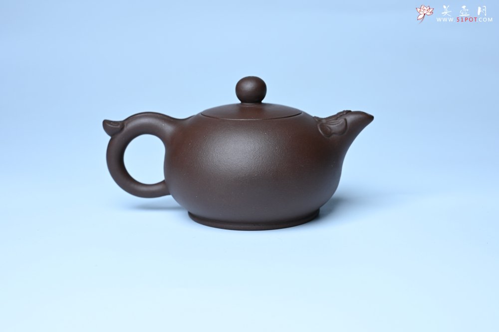 紫砂壶图片：美壶特惠 优质老紫泥福在眼前壶 茶人醉爱 - 宜兴紫砂壶网