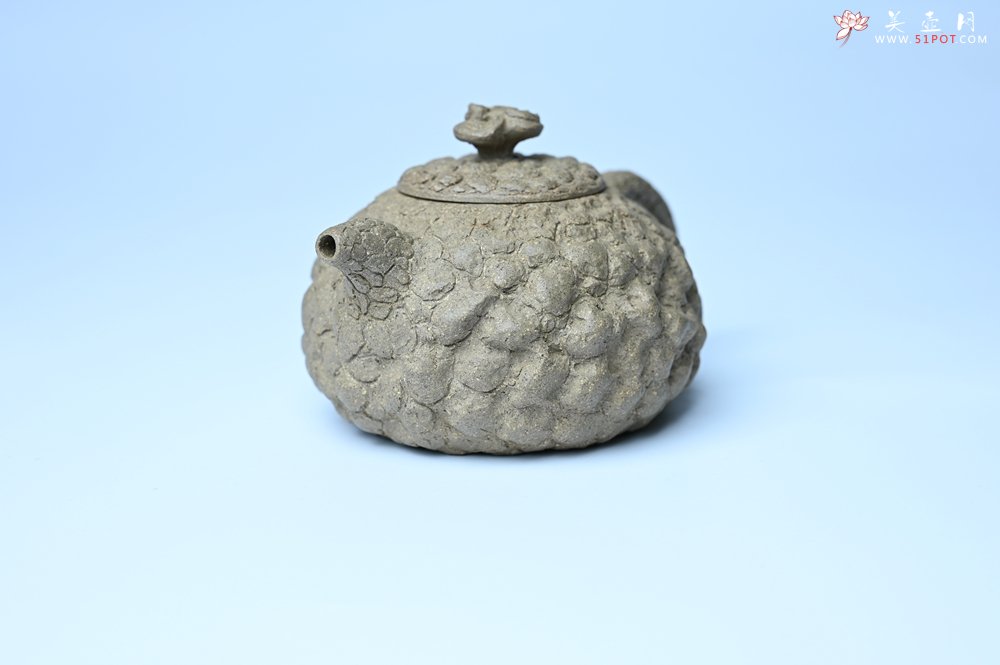 紫砂壶图片：美壶特惠 全手工老青段供春壶 肌理有老树瘿的感觉 灰常赞 - 宜兴紫砂壶网