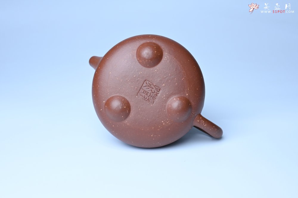 紫砂壶图片：美壶特惠 精致特好紫玉金砂满瓢景舟石瓢壶 做工和泥料不输千元作品 - 宜兴紫砂壶网