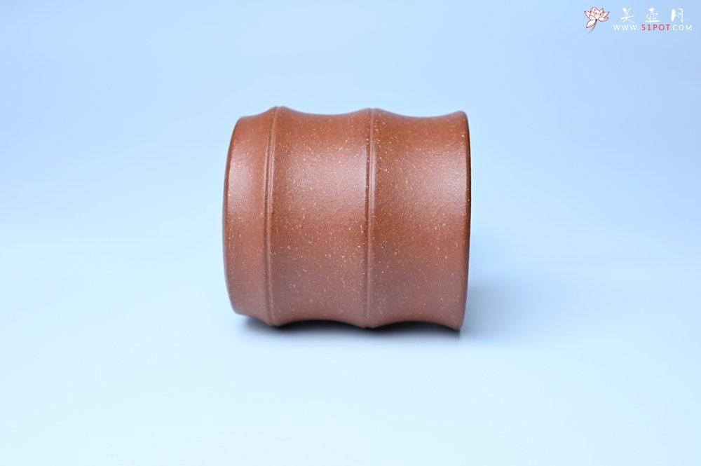 紫砂壶图片：美杯特惠 精致厚实特好降坡泥竹节主人杯 - 宜兴紫砂壶网