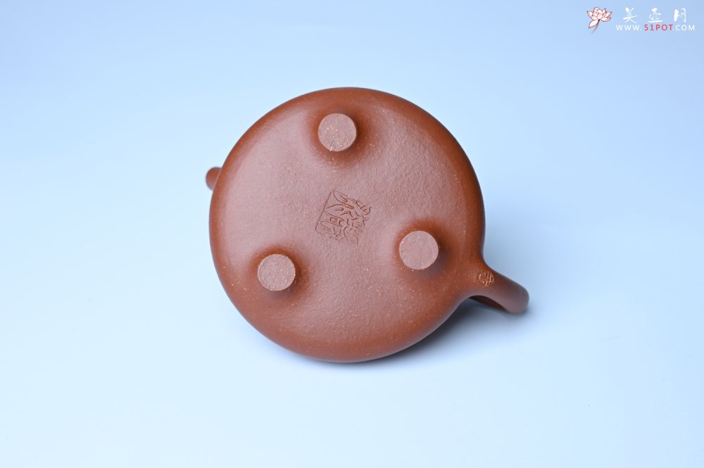 紫砂壶图片：美壶特惠 精致特好黄龙山宝山矿区红降坡泥小子冶石瓢壶 - 宜兴紫砂壶网