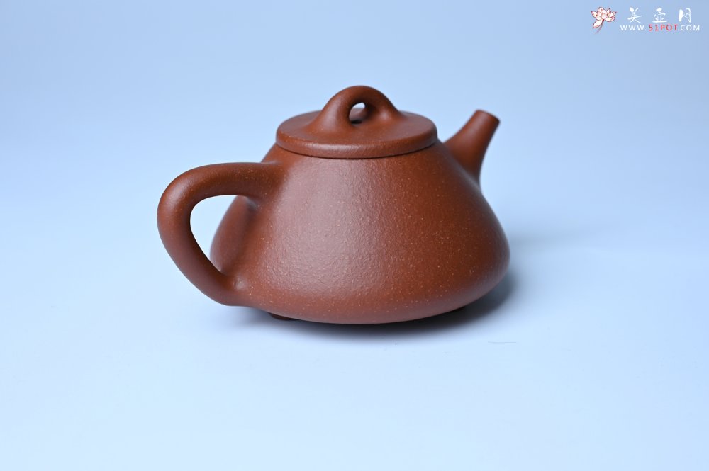 紫砂壶图片：美壶特惠 精致特好黄龙山宝山矿区红降坡泥小子冶石瓢壶 - 宜兴紫砂壶网