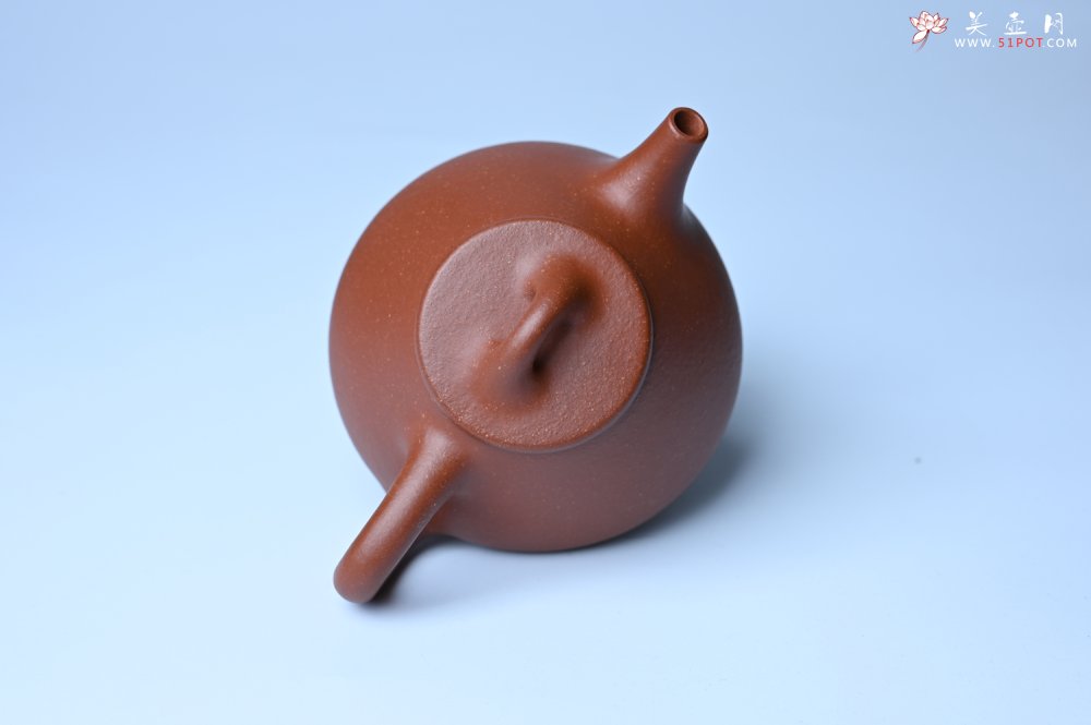 紫砂壶图片：美壶特惠 精致特好黄龙山宝山矿区红降坡泥小子冶石瓢壶 - 宜兴紫砂壶网