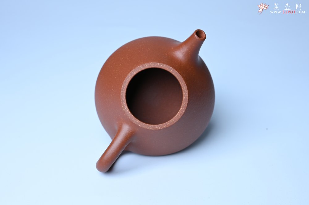 紫砂壶图片：美壶特惠 精致特好黄龙山宝山矿区红降坡泥小子冶石瓢壶 - 宜兴紫砂壶网