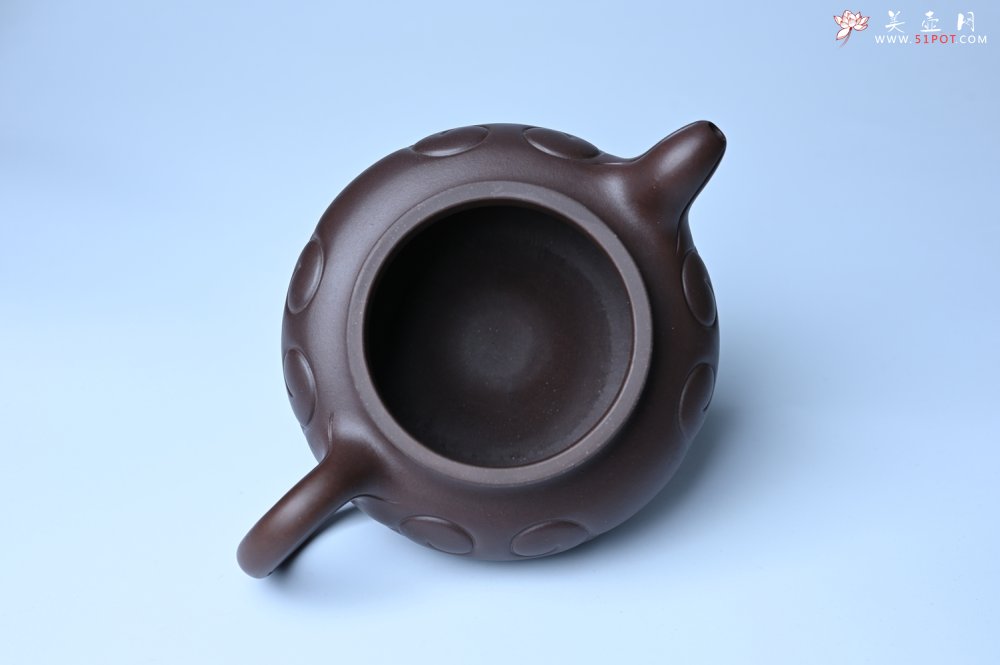 紫砂壶图片：美壶特惠 精致特好老紫泥仿古如意壶 茶人醉爱 - 宜兴紫砂壶网