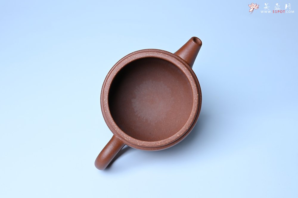紫砂壶图片：潜力股周小培全手工演绎特好降坡泥汉瓦壶 大口盖 - 宜兴紫砂壶网
