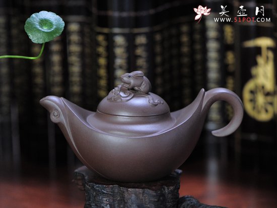 紫砂壶图片：嫦娥奔月 - 宜兴紫砂壶网