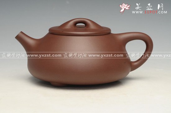 紫砂壶图片：满盖石瓢 - 宜兴紫砂壶网