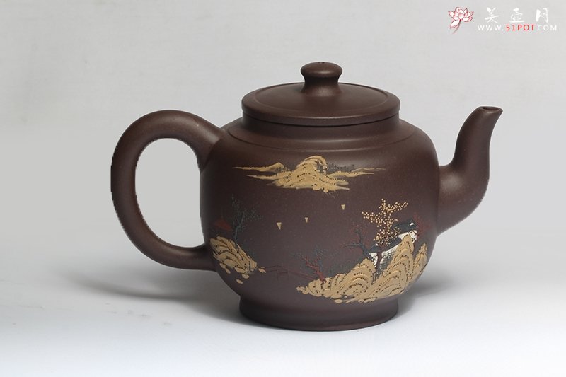 紫砂壶图片：江山多娇 - 宜兴紫砂壶网