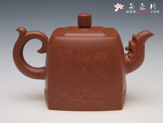 紫砂壶图片：至尊 清水泥 1000cc - 宜兴紫砂壶网