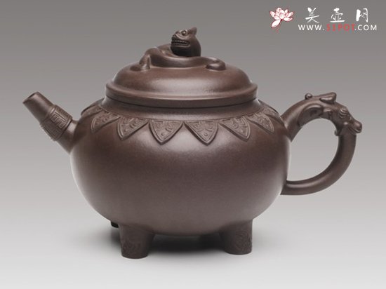 紫砂壶图片：辟邪如意 - 宜兴紫砂壶网