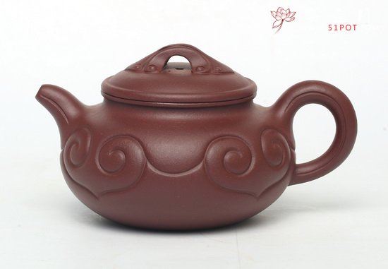 紫砂壶图片：仿古如意 260CC - 宜兴紫砂壶网