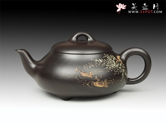 紫砂壶图片：江南春天 - 宜兴紫砂壶网