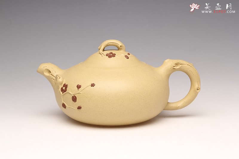 紫砂壶图片：喜上眉梢 - 宜兴紫砂壶网