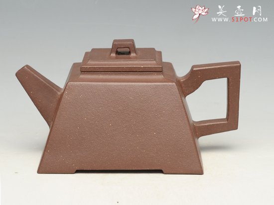 紫砂壶图片：升方  容量：300cc - 宜兴紫砂壶网