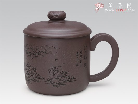 紫砂壶图片：老板杯 - 宜兴紫砂壶网