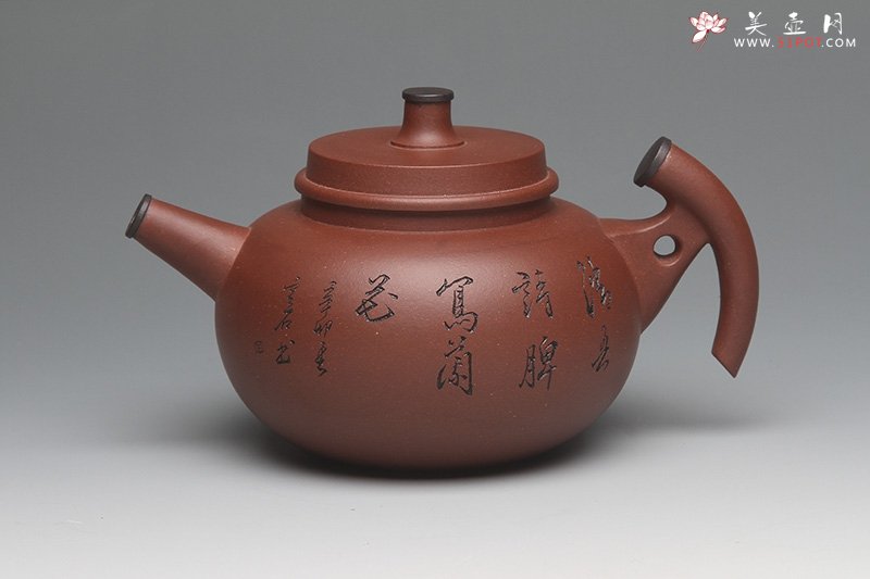 紫砂壶图片：双色祥壶 - 宜兴紫砂壶网