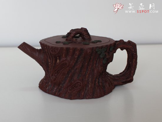 紫砂壶图片：小黑松  120cc - 宜兴紫砂壶网