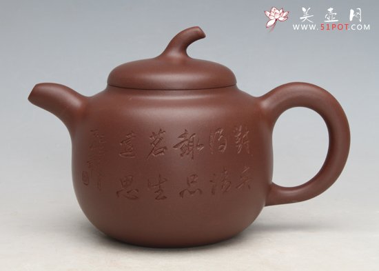 紫砂壶图片：茄段 - 宜兴紫砂壶网