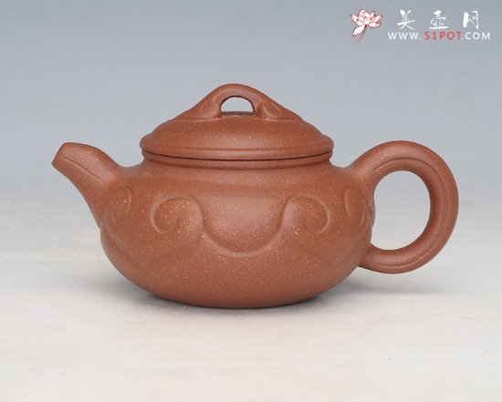 紫砂壶图片：仿古如意 - 宜兴紫砂壶网